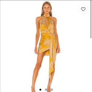 Antonia Mini Dress in Gold Tropical
Camila Coelho